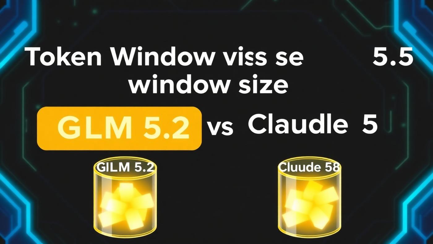 Infographic comparing GLM 5.2 and Claude Fable 5 technical specs