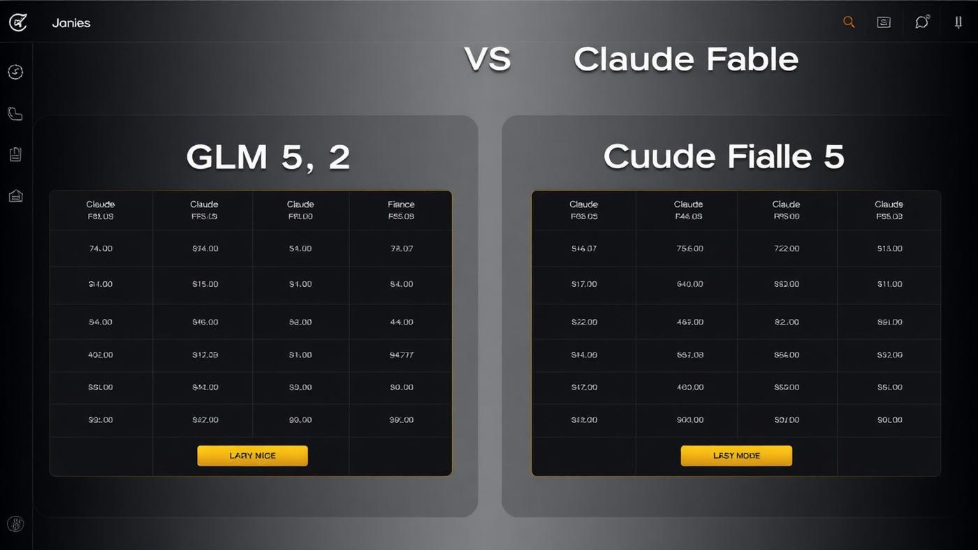 Comparison chart of pricing and token limits